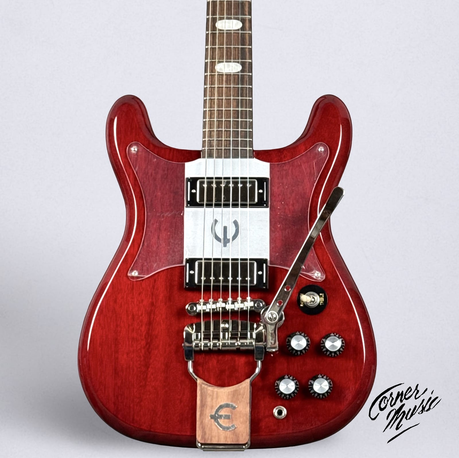 Epiphone Crestwood Custom Tremotone - Cherry – Corner Music