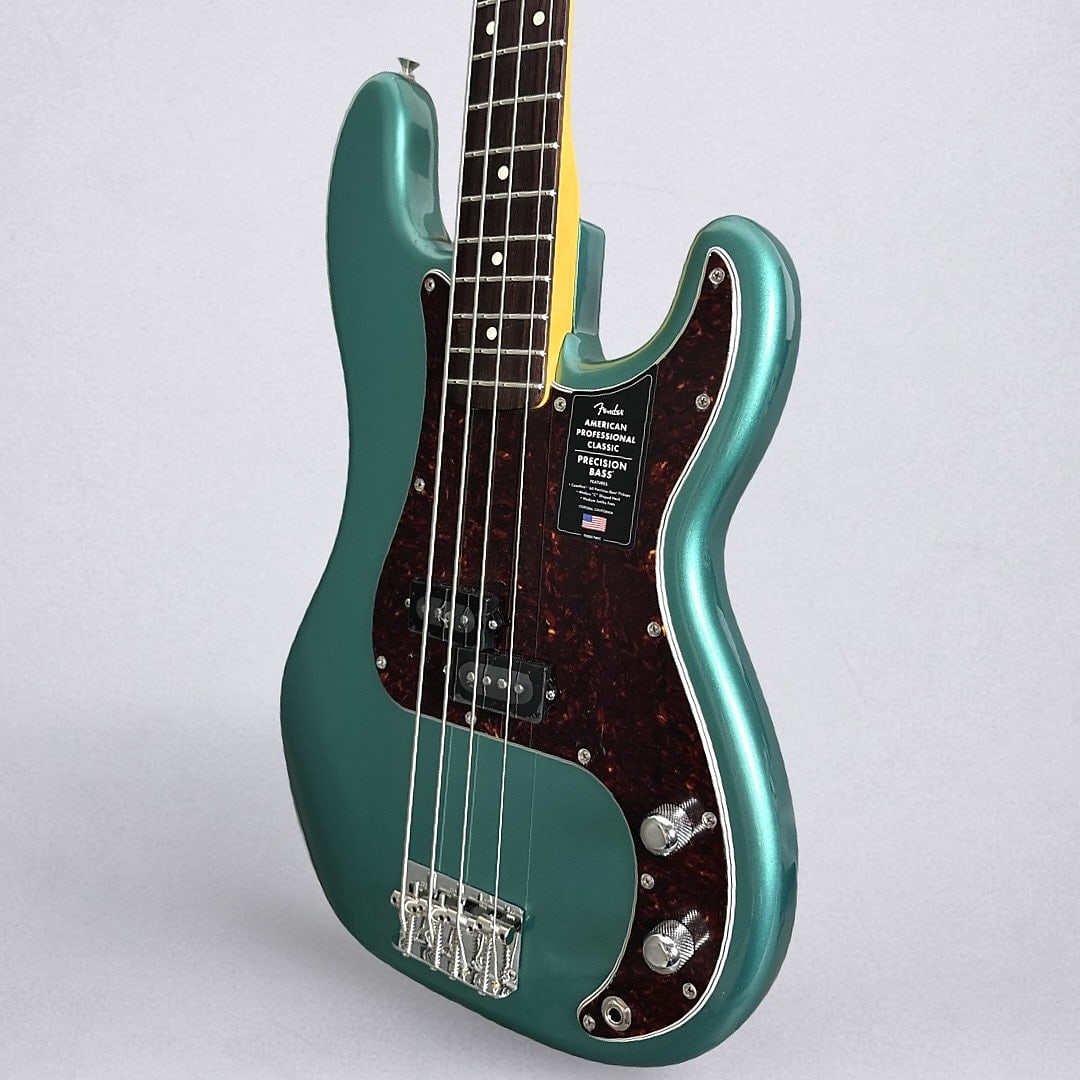 Fender American Professional Classic Precision Bass 2025 - Faded Sherwood Green Metallic