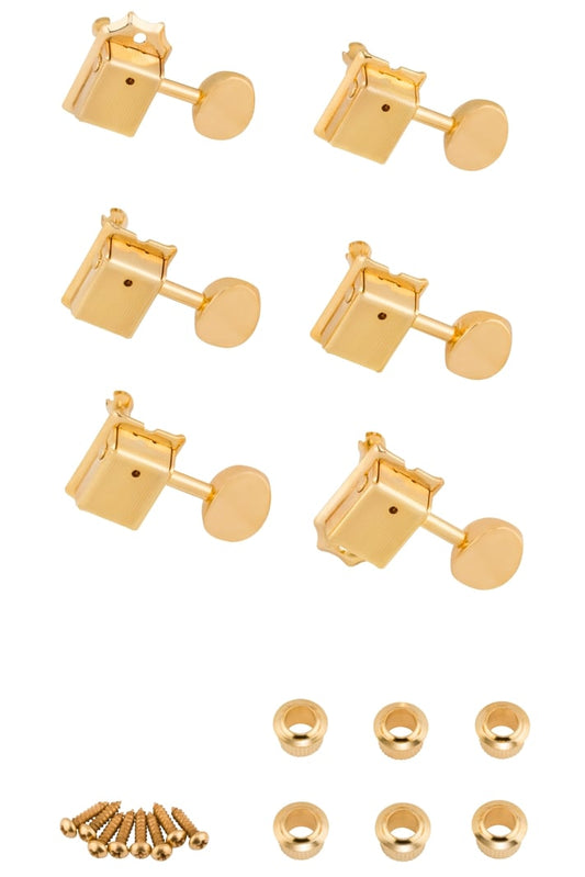 Vintage Style Strat/Tele Tuning Keys, Gold