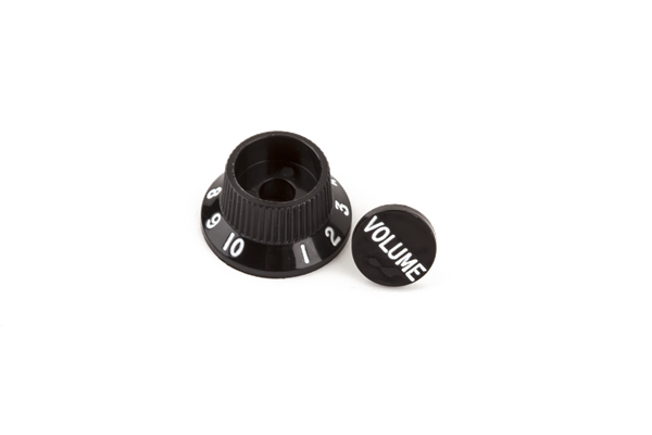 Strat S-1™ Switch Knob Cap Assembly, Black push-on