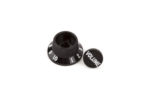 Strat S-1™ Switch Knob Cap Assembly, Black push-on