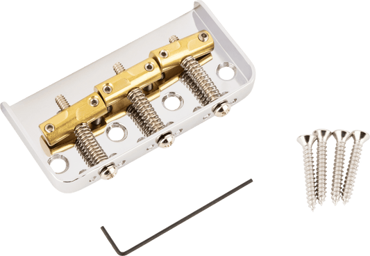3-Saddle Custom "Cut-Off" Vintage-Style Tele® Bridge with Compensated Brass Saddles
