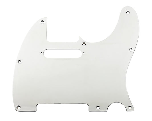 Pickguard for Tele, Single-Ply, Chrome