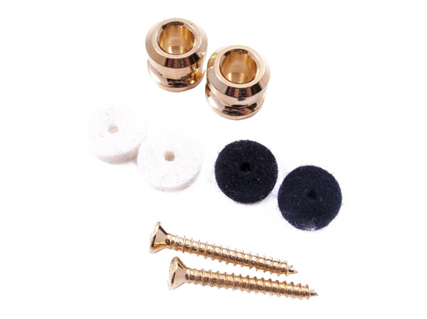 Security Locking Strap Buttons - Gold