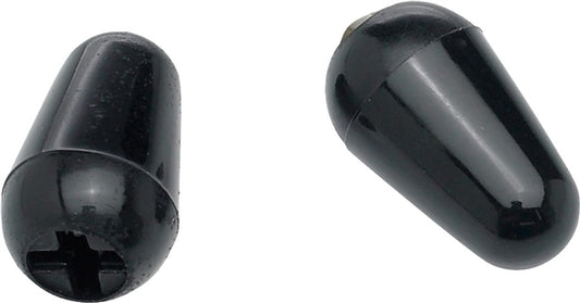 Stratocaster Switch Tips - Set of 2 - Black