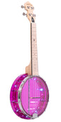 Little Gem Light-up Banjo Ukulele w/ Bag, Amethyst Purple