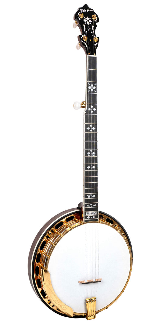 Orange Blossom Resonator Banjo w/Case, Vintage Brown