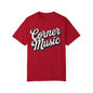 Corner Music Logo Unisex Garment-Dyed T-shirt