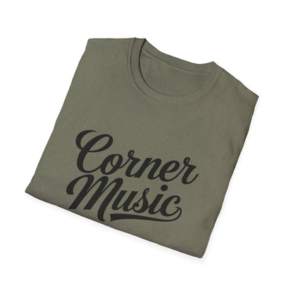 Corner Music Modern Logo Unisex Softstyle T-Shirt