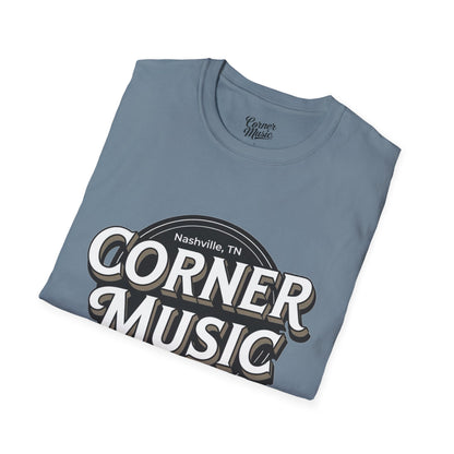 Corner Music Retro Graphic Unisex Softstyle T-Shirt