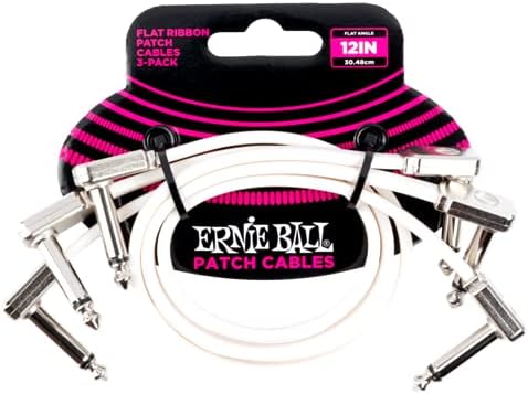 Ernie Ball Flat Ribbon Patch Cables - 3 Pack