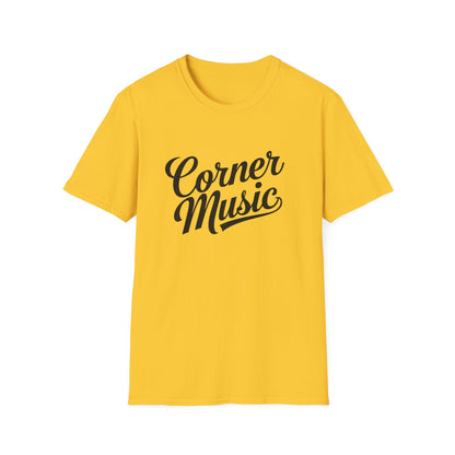 Corner Music Modern Logo Unisex Softstyle T-Shirt