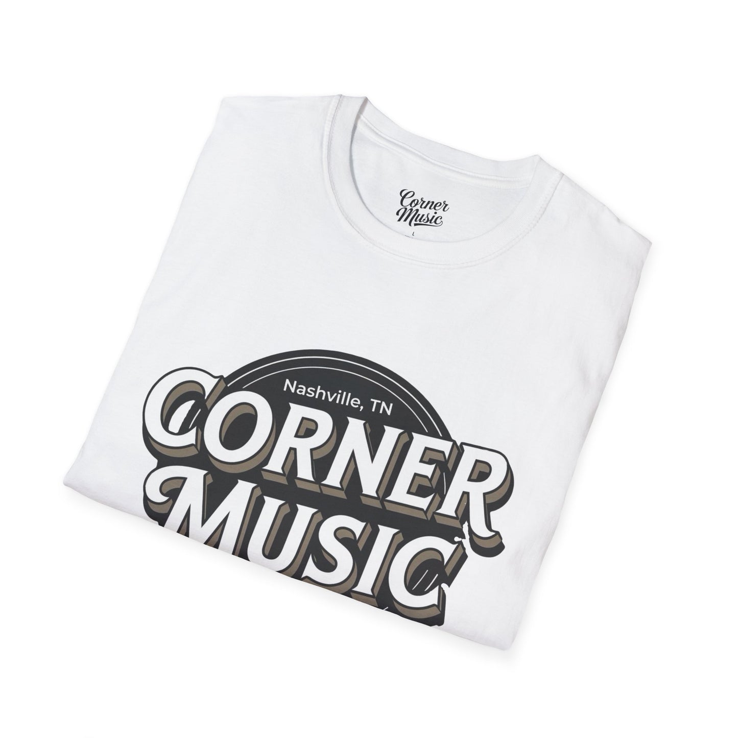 Corner Music Retro Graphic Unisex Softstyle T-Shirt