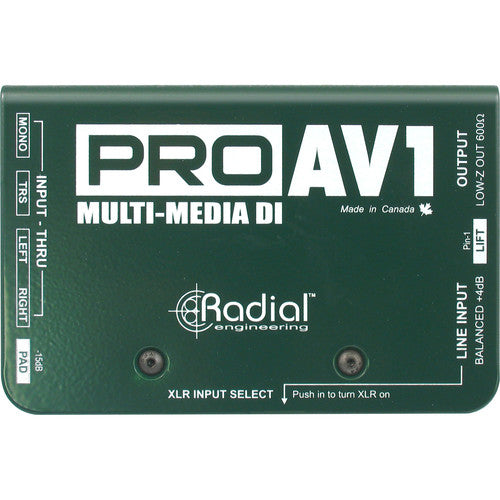 Radial ProAV1 Passive Multimedia Direct Box