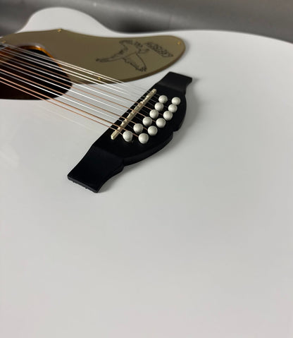 Gretsch G5022CWFE-12 Rancher Falcon Jumbo 2025 - White
