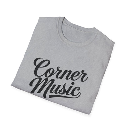 Corner Music Modern Logo Unisex Softstyle T-Shirt