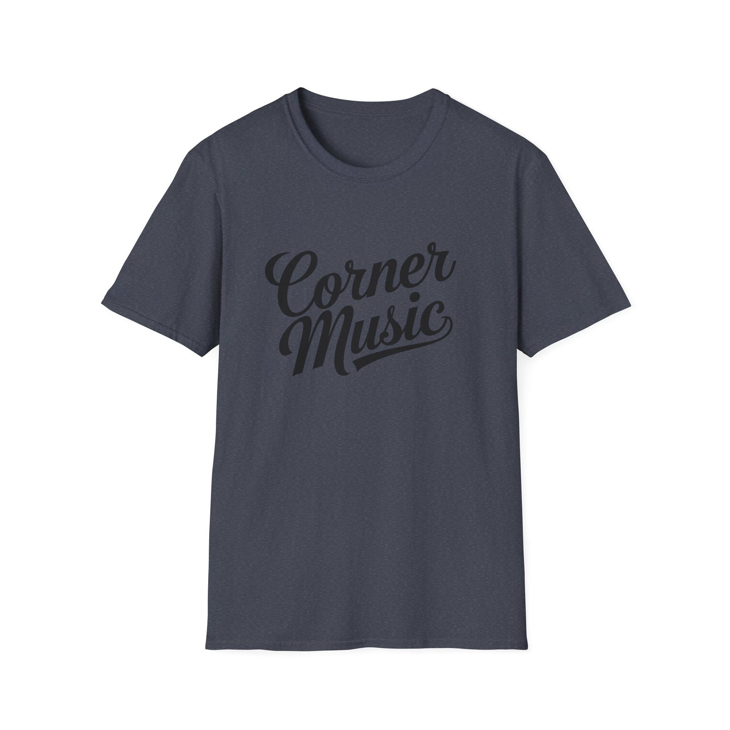 Corner Music Modern Logo Unisex Softstyle T-Shirt