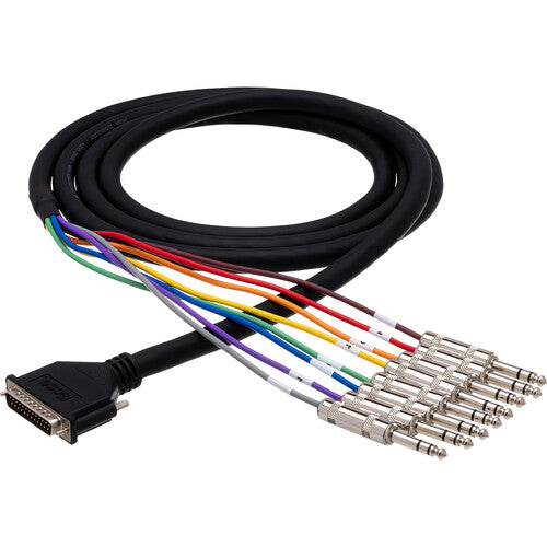 Hosa DB-25 to 8-Channel 1/4" TRS Snake Cable