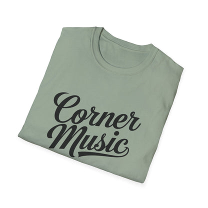 Corner Music Modern Logo Unisex Softstyle T-Shirt