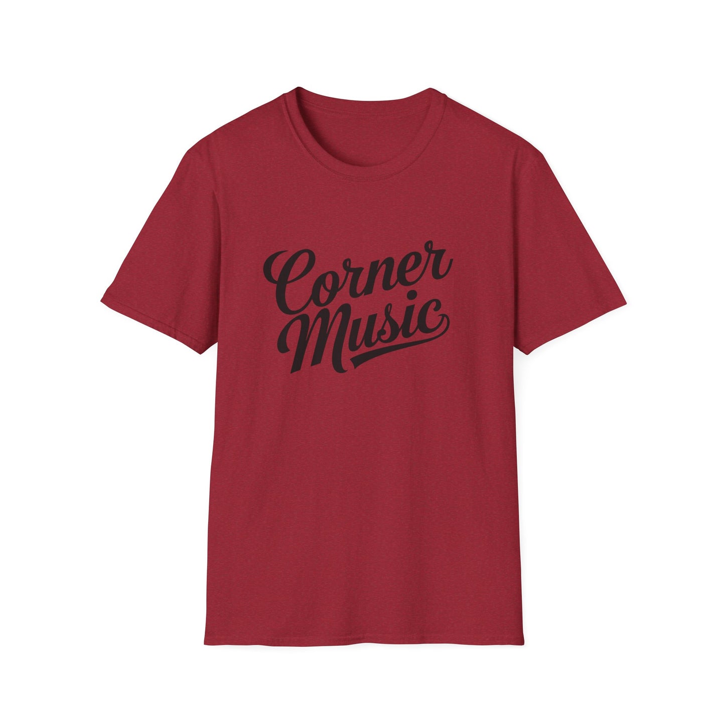 Corner Music Modern Logo Unisex Softstyle T-Shirt