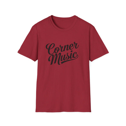 Corner Music Modern Logo Unisex Softstyle T-Shirt