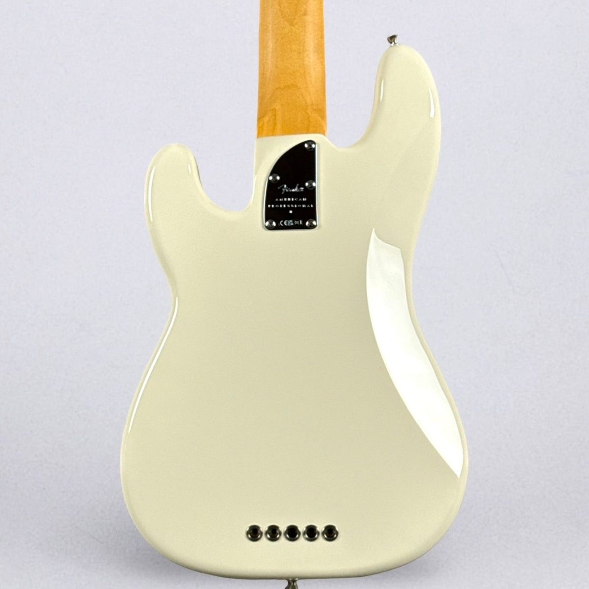 Fendwr American Professional II Precision Bass V 2025 - Olympic White