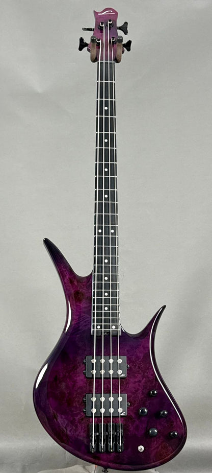 Legator HB4SS Helio 4-String Super Shred 2026 - Magenta Burl