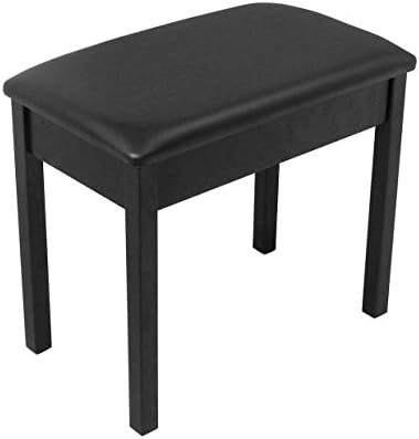 Flip-Top Keyboard Bench, Black