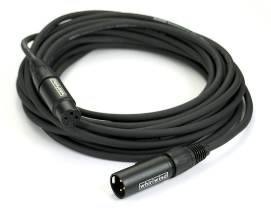 15 ft Mic Cable, Male Barrel