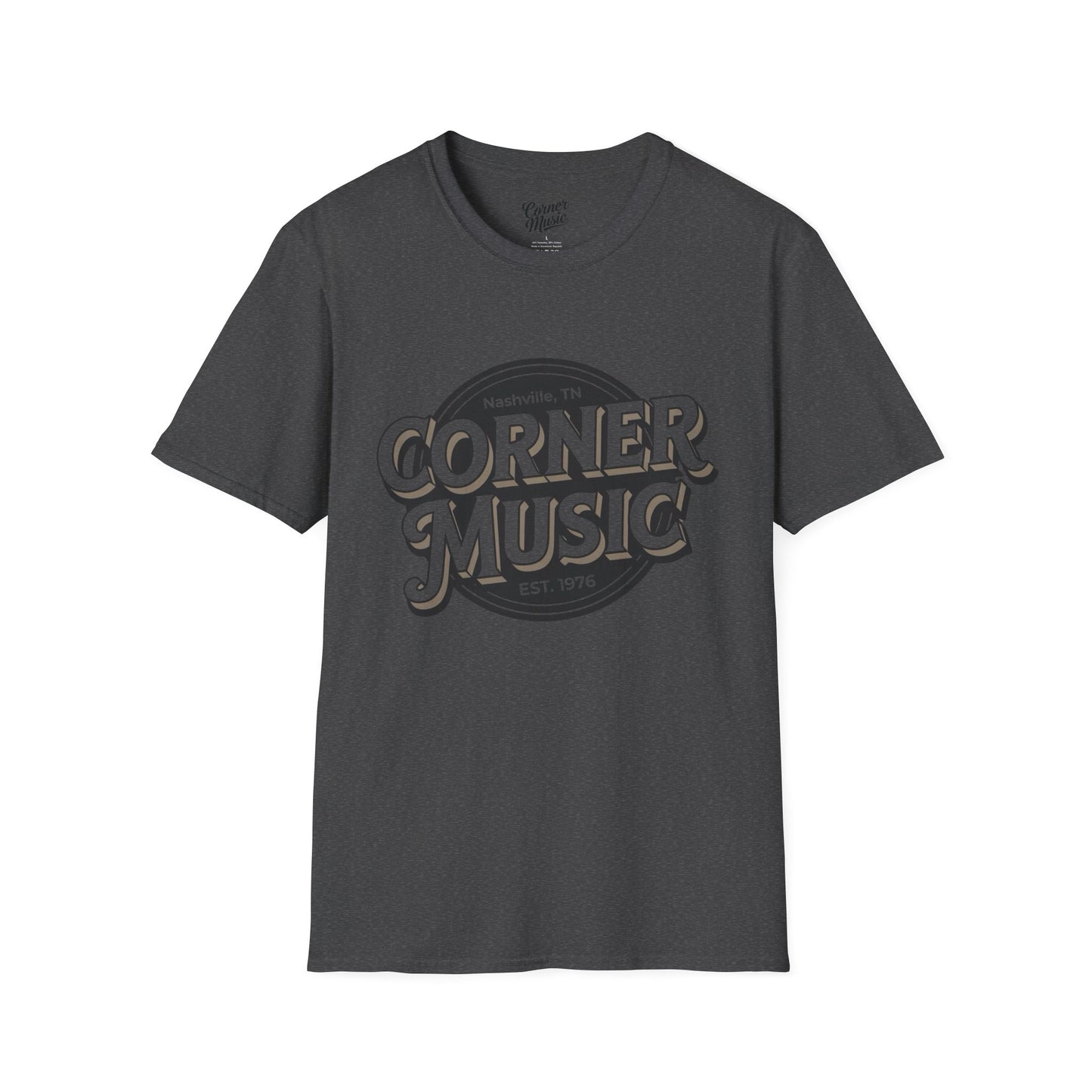 Corner Music Retro Graphic Unisex Softstyle T-Shirt