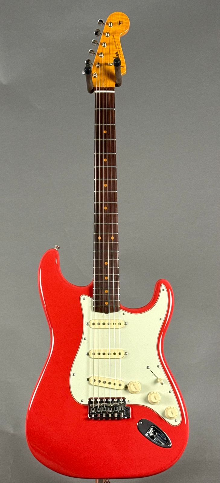 Fender Limited Edition American Vintage II 1961 Stratocaster - Fiesta Red 3A Flame Maple Neck