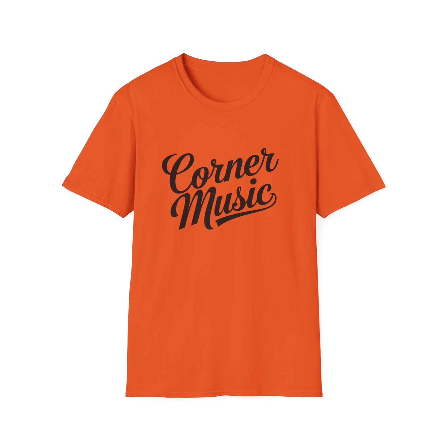 Corner Music Modern Logo Unisex Softstyle T-Shirt