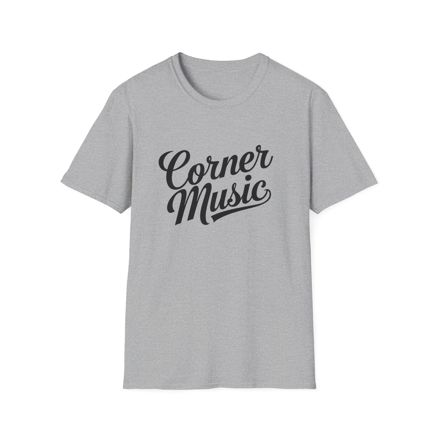 Corner Music Modern Logo Unisex Softstyle T-Shirt