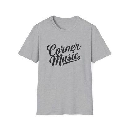 Corner Music Modern Logo Unisex Softstyle T-Shirt