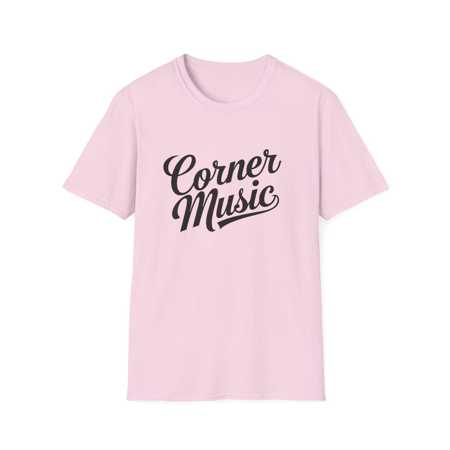 Corner Music Modern Logo Unisex Softstyle T-Shirt