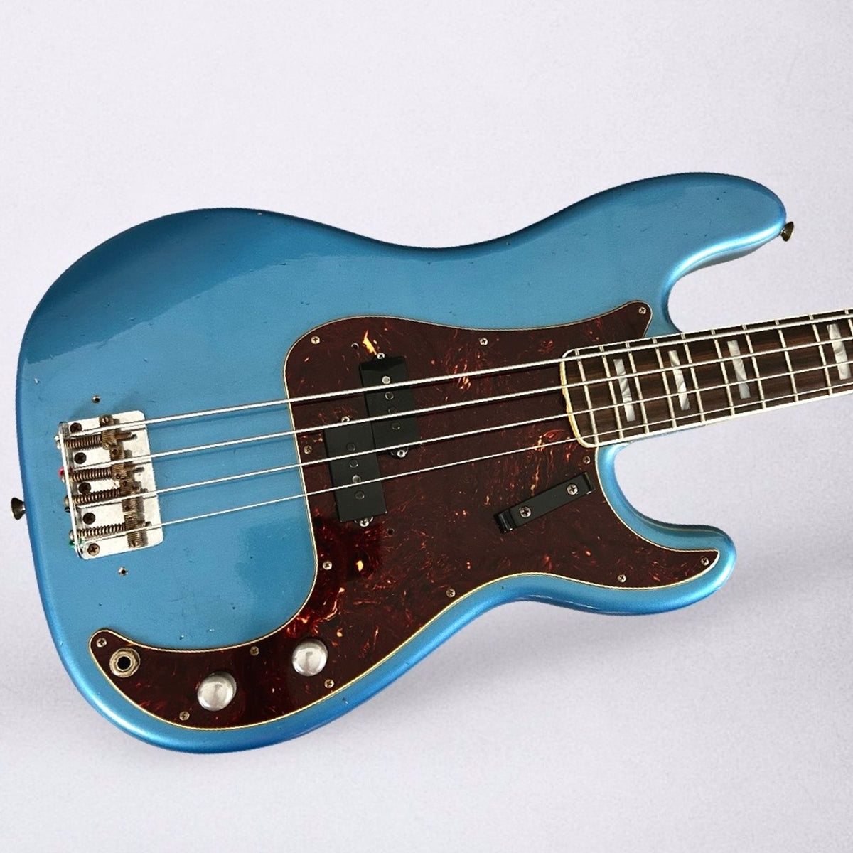 Fender Limited Edition Precision Jazz Bass Journeyman Relic - Lake Placid Blue
