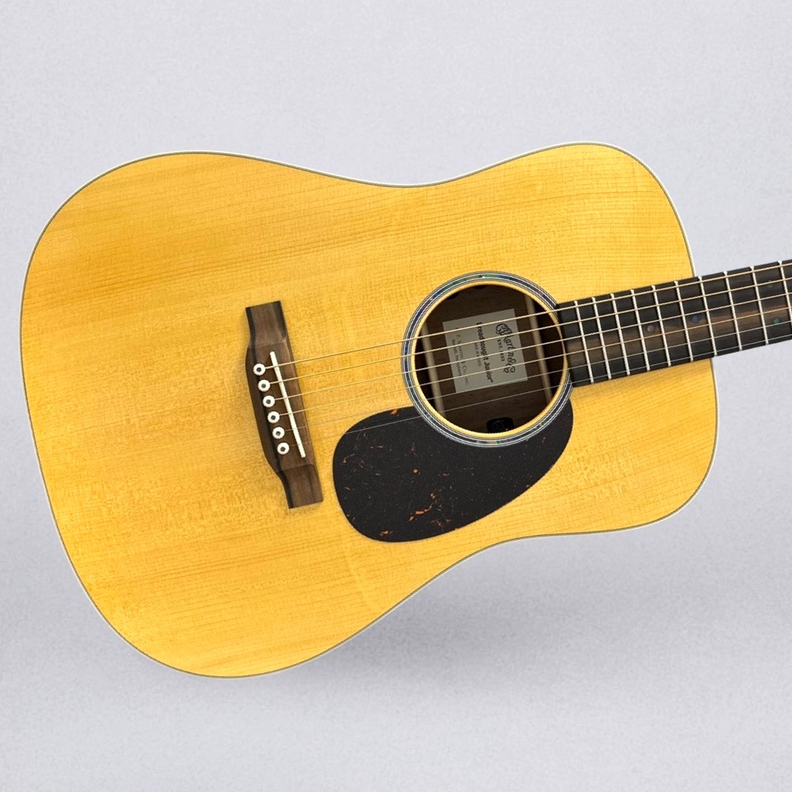 Martin D Jr. E Walnut Acoustic/Electric 2026 - Natural Aging Toner