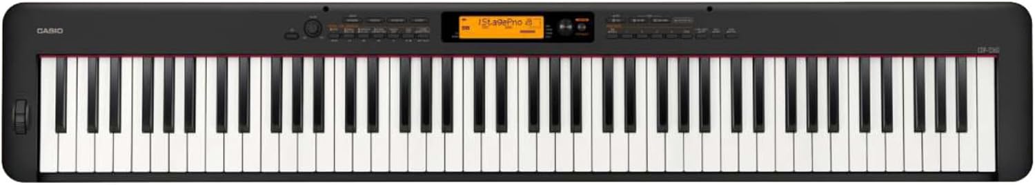 88 key Compact Digital Piano, Black