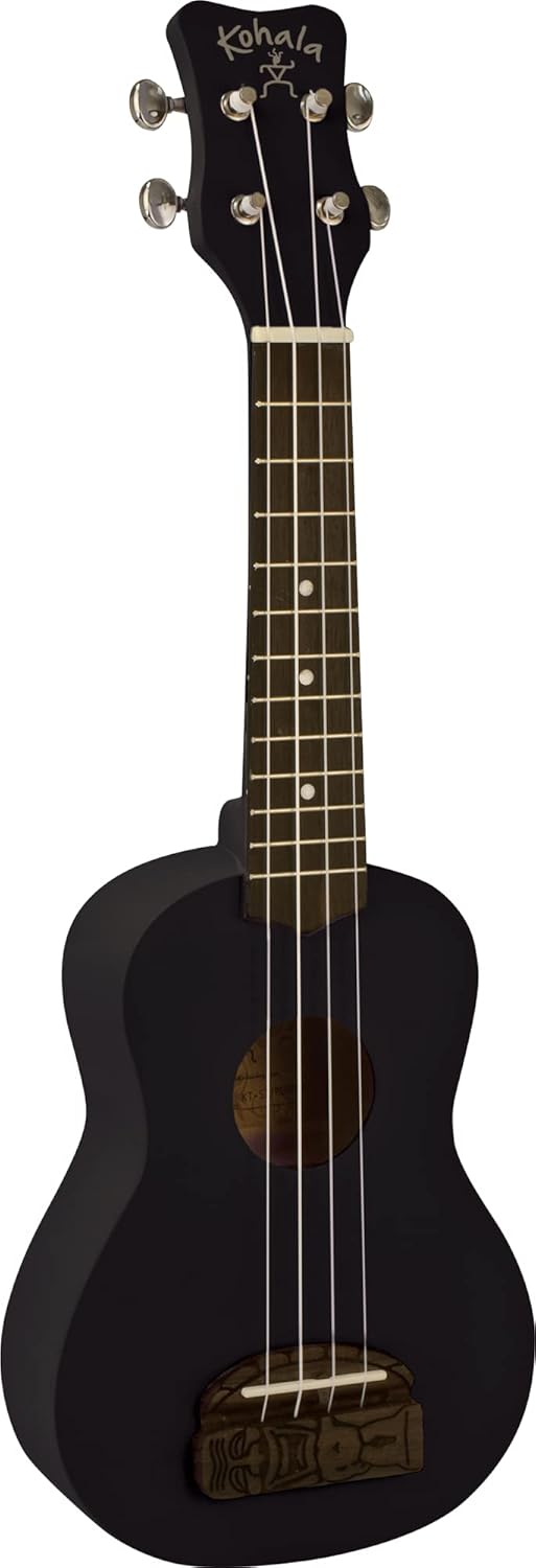 Tiki Soprano Uke, Black