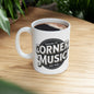 Corner Music Ceramic Mug - White