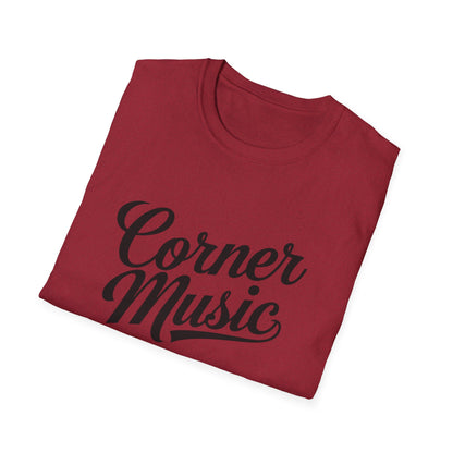 Corner Music Modern Logo Unisex Softstyle T-Shirt