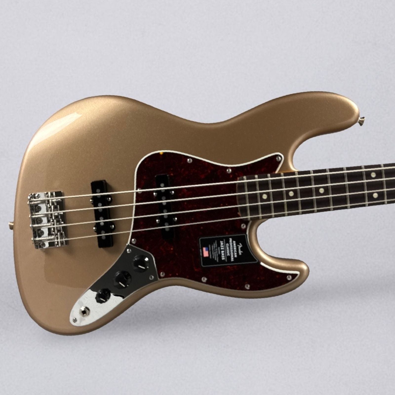 Fender American Professional Classic Jazz Bass 2026 - Faded Firemist Gold