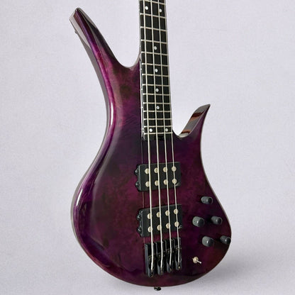 Legator HB4SS Helio 4-String Super Shred 2026 - Magenta Burl