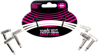 Ernie Ball Flat Ribbon Patch Cables - 3 Pack