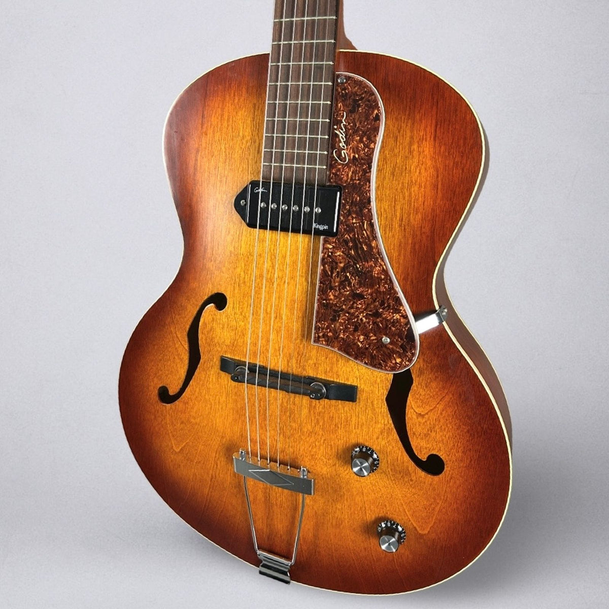 Godin 5th Avenue Kingpin P90 - Cognac Burst