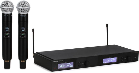 Wireless Mic System w/ 2 Handhelds, J-52 Band