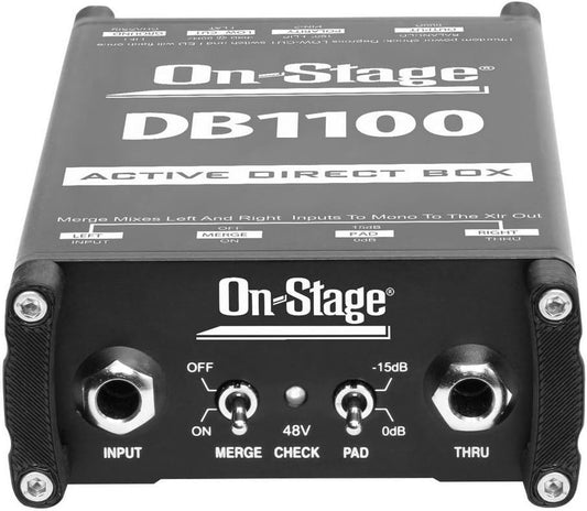 Active DI Box w/ Stereo-to-mono Summing