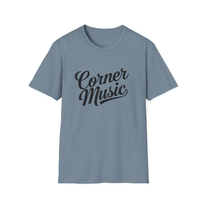 Corner Music Modern Logo Unisex Softstyle T-Shirt