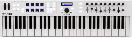 61 key Keyboard Controller, White