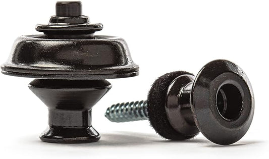 Dunlop Straplok Strap Retainers Dual Design - Black Oxide